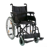 Кресло-коляска механическая FS908AQ (литые колеса), 48 см